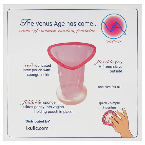 VA W.O.W female condom Box 3 back