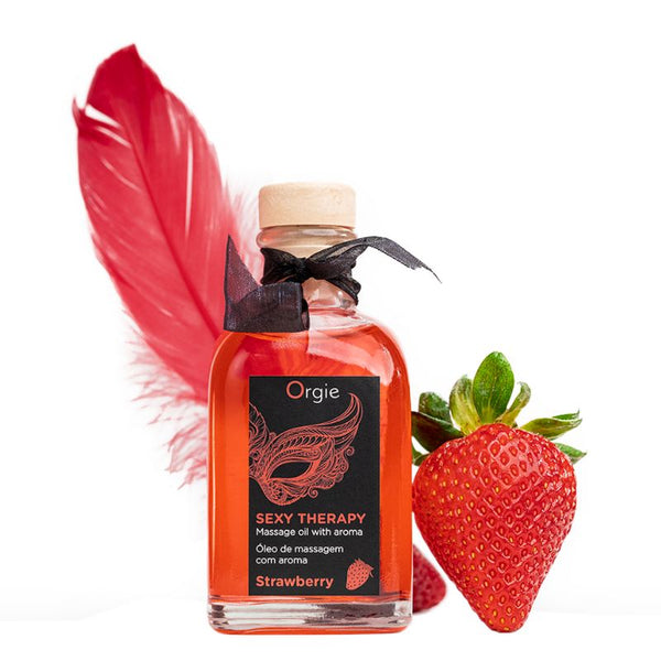 Orgie Sexy Therapy Massage Kit Strawberry 100ml