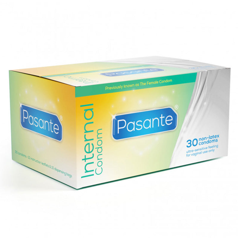 Pasante Internal Box 30 non-latex condoms ultra-sensitive feeling for vaginal use only Hauptbild